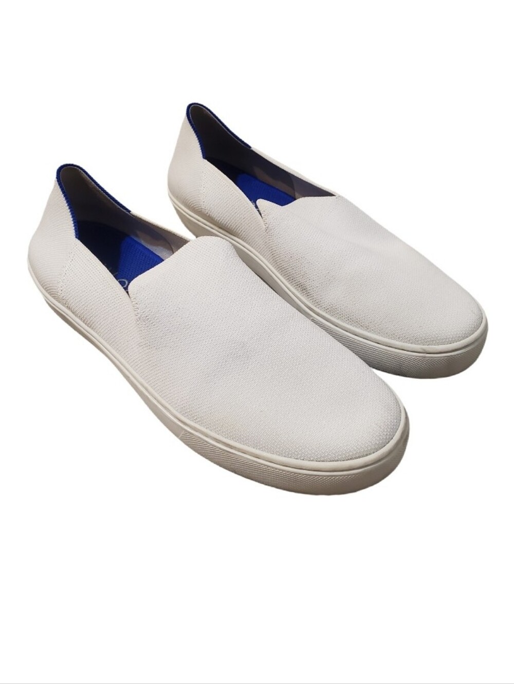 Rothy's Women's The Original Slip On Sneakers Bright White Size 10.5